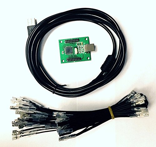 Arcade to USB Controller Interface 2 Player MAME Multicade Keyboard Encoder Raspberry Pi by Atomic Market