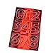 Lawei 21 Pack Number Geometric Cookie Cutters Set, 9 PCS Stainless Steel Numbers Cookie Cutters, 12 PCS Flower Round Heart Star Shape Biscuit Molds Cutters for Kitchen, Fondant Cake Decorating Tools