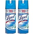 Lysol Disinfectant Spray, Sanitizing and Antibacterial Spray, For Disinfecting and Deodorizing, Spring Waterfall, 12.5 Fl Oz, (Packaging May Vary) (Pack of 2)