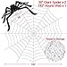 LUDILO 2PCS Giant Spider Halloween Decorations Outdoor + 276
