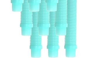 Puri Tech 9 Pack Universal Pool Cleaner Hose 48" Long Aqua Color for Kreepy Krauly, Baracuda G3, G4