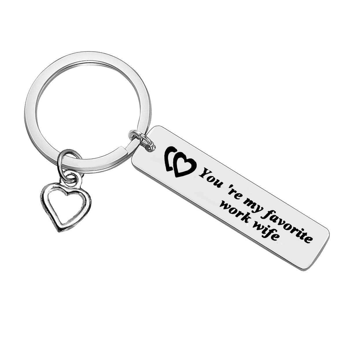 Colleague Gifts for Women You are My Favorite Work Wife Keyring Coworker Keyring Farewell Gifts Christmas Birthday Retirement Gifts Leaving Gifts for Colleague