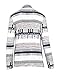 AuntTaylor Womens Classic Cotton Knitted Drape Front Cardigans Sweaters Blue XXL