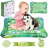 GINMIC Tummy Time Baby Water Play Mat, Inflatable Water Play Mat Fun Activity Play Center for Infants Boy & Girl - Baby Newborn Playmat Toys for 3 6 9 12 Months, Kids' Indoor Climbers & Play Toys