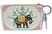 Papaya Art Festival Lucky Elephant Art Design Oil Cloth Keychain Coin Purse