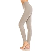 Leggings Depot ActiveFlex Athletic Leggings for Women-HLD (Light Gray, M)