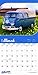 Volkswagen Bus 2018 12 x 12 Inch Monthly Square Wall Calendar, German Motor Car Van