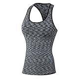 Runbox Women's Activewear Seamless Racerback Compression Tank Top