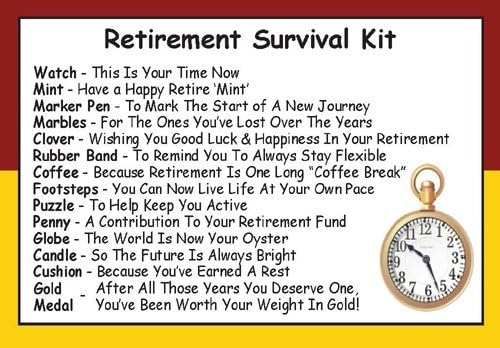 Retirement Survival Kit In A Can Gift - Image 3
