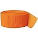 Premium Orange Crepe Paper Streamer - 81 ft (1 Pc) - Perfect for Birthdays, Weddings, and Events