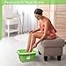 Breathe Foot Soaking Bath Basin | Pedicure Foot Spa Massager | Plastic Foot Tub for Soaking Feet | Cold & Hot Water Foot Massaging Bucket for Women