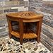 Teak Shower Bench, Teak Shower Stool, 18