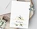 EHME Floral Thank You Cards for Wedding, Bridal Shower, Baby Shower Thank You Notes Card with Envelopes and Stickers, 40 Bulk Pack Greenery Flower Greeting Cards 4 x 6