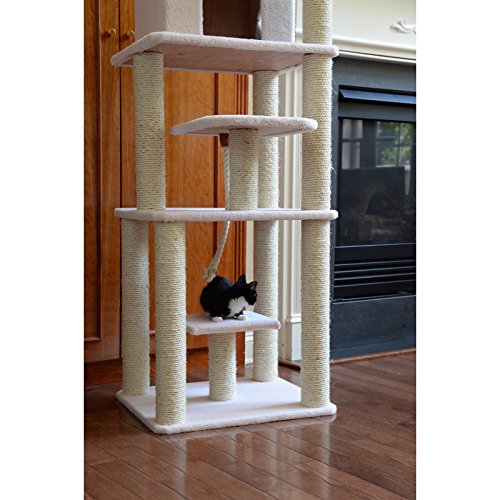 Armarkat Classic Cat Tree Ivory/14"D x 81"W x 201"H