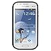 Amzer AMZ95155 Dual Tone TPU Hybrid Skin Fit Case Cover for Samsung Galaxy S Duos S7562 - 1 Pack - Retail Packaging - Black