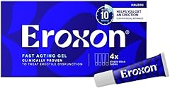 Eroxon Erectile Dysfunction Treatment Gel, Clinically Proven Topical Gel, Helps Get an Erection Within 10 Minutes, 4 Single U