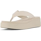 Platform Thong Sandal with Pippin by CUSHIONAIRE