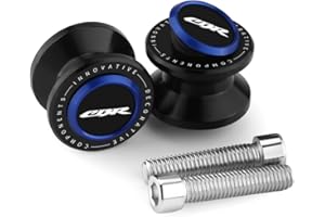 GOXMOTO Motorcycle Swingarm Spools Sliders Rear Stand Frame Sliders Compatible with H.onda CBR600RR CBR1000RR 2003-2022 2023 2024 2025 CBR 600RR 1000RR CBR600 F2 F3 F4 Accessories (Blue)