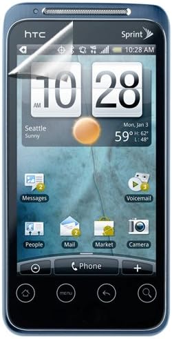 Hypercel Anti-Glare Screen Protector for HTC EVO Shift 4G - 1 Pack - Screen Protector - Retail Packaging - Clear