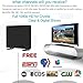 AliTEK J-001 120+Miles Ultra Amplified TV Antenna Indoor - Upgraded Digital HDTV Antenna, Black