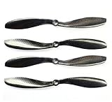 New 9x4.7 Carbon Fiber Propeller for DJI Phantom Set of 4 Balanced Jello Fix 9047