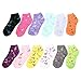 Falari 12 Pairs Women's Socks Assorted Colors Size 9-11 Music Note