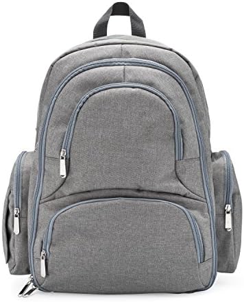 Stelle Baby Diaper Backpack - Large Handbag Appropriate to Take Care of Baby Games. Comfortable Carrying with Insulated Pockets Used for Different Types of Travel and Excursions. (Grey)