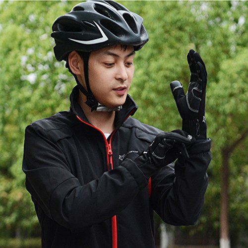 Cycling gloves , MoHo Touchscreen Waterproof Warm Winter Gloves Outdoor Running Climbing Skiing Glove for Men Women (XL) - Thumbnail 5