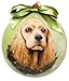 Cocker Spaniel Christmas Ornament Shatter Proof Ball