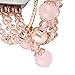 Ritastar for Apple Watch Band Bracelet with Case 38mm Women Jewelry Elastic Luxury Beaded Charm for iWatch Wristband Strap Series 3/2/1/Sport Edition Pink