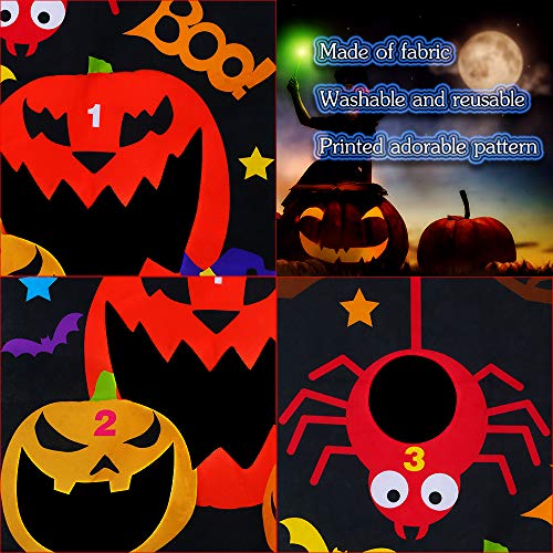 Verkstar Halloween Party Games All Ages Kids Throwing Felt Sandbags Hanging Games with 3 Bean Bagsï¼ŒHalloween Decoration Indoor Outdoor Activity for Party, Carnivalï¼ŒBirthday Christmas Parties