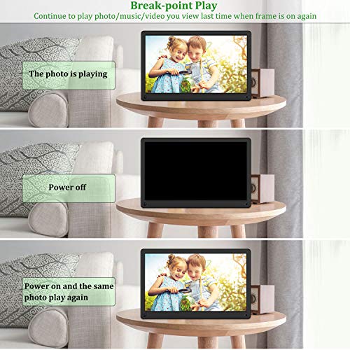 Atatat 15.6 Inch Digital Photo Frame with Motion Sensor, 1920x1080 IPS Screen, Digital Picture