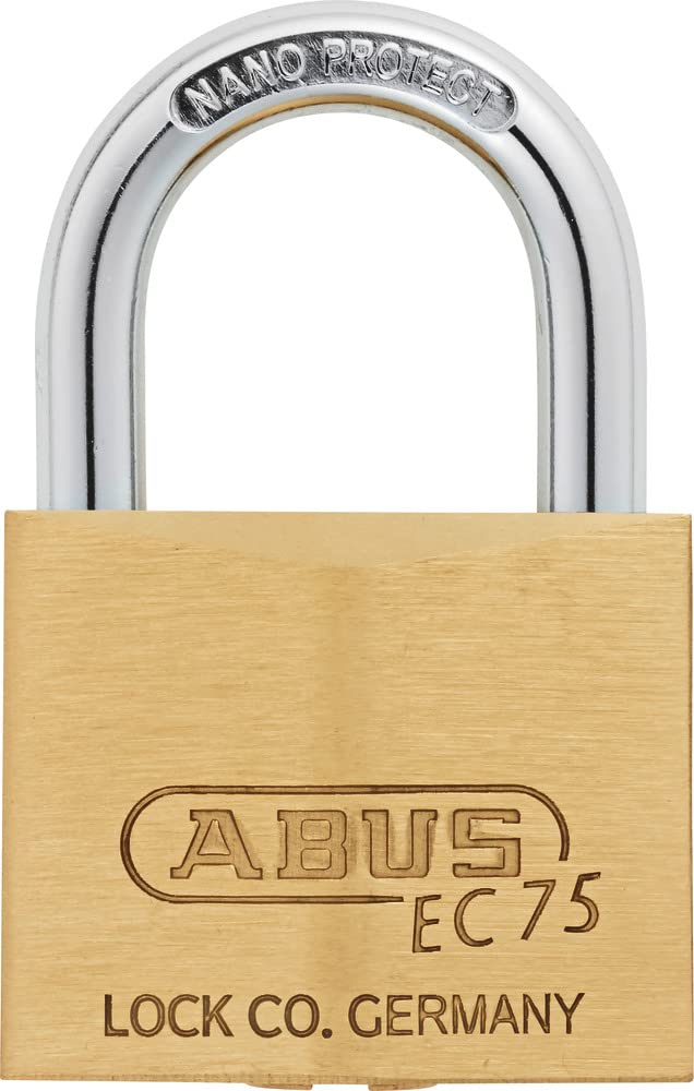 ABUS 26417 Brass Padlock with 7561 Reversible Alike Keyed