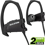 Workout Bluetooth Headphones In Ear ZEUS STORM Best Sport Headphones IPX5 Sweatproof Running Headphones Wireless Earbuds with Microphone Bluetooth Stereo Headset for Sports