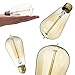 Vintage Light Bulb 60W, Elfeland Antique Style Edison Bulb ST58, Squirrel Cage Filament Teardrop Top, 337 Lumens Dimmable Incandescent Light Bulb, E26/E27 Medium Base (6 Pack)