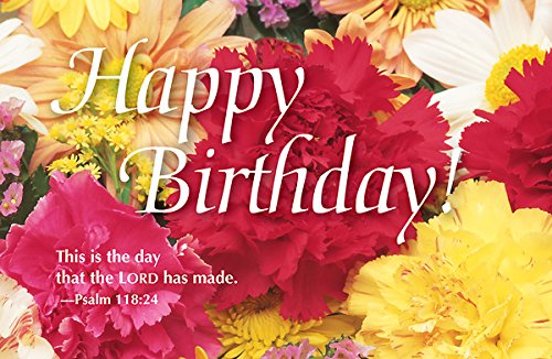 Happy Birthday Bouquet Postcard Pkg Of 25 Abingdon Press
