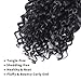 7 Packs 14 Inch Passion Twist Hair Water Wave Crochet Braids for Passion Twist Crochet Hair Passion Twist Braiding Hair Hair Extensions (14'' 7Packs, 1B)