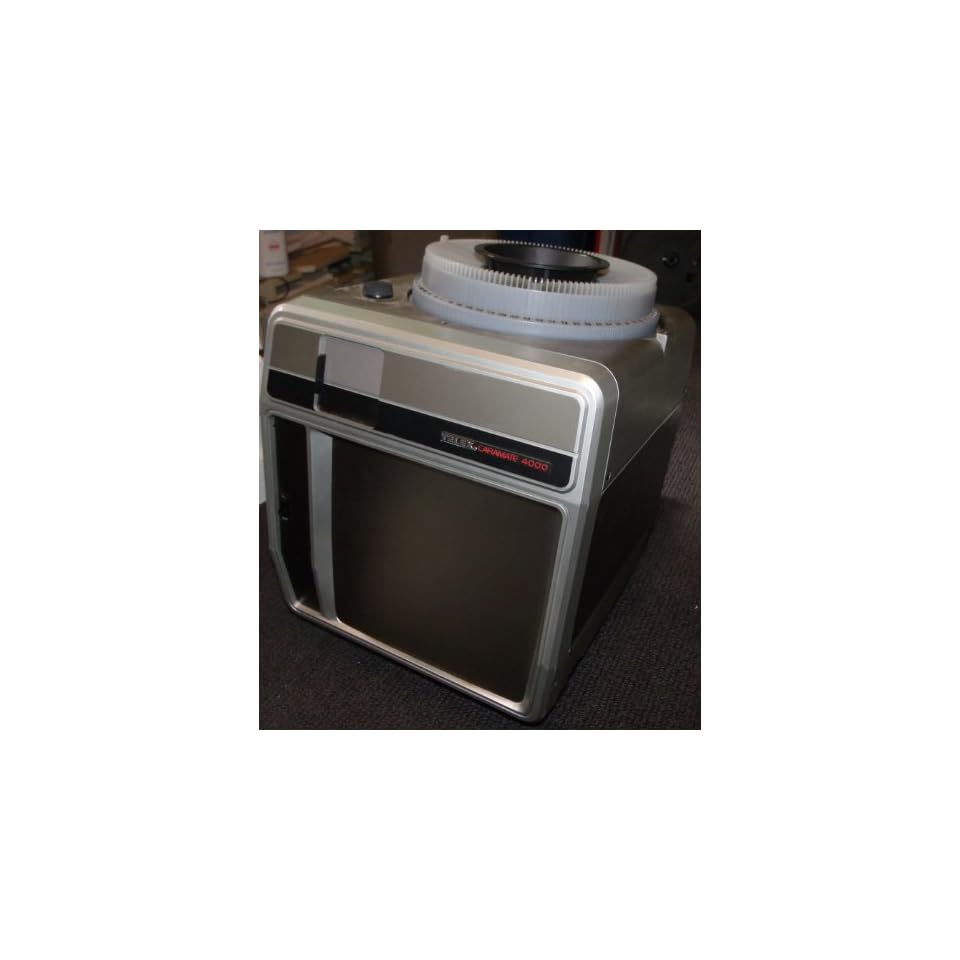 Telex Caramate 4000 35mm Slide Projector Viewer 12 Screen Remote Kodak