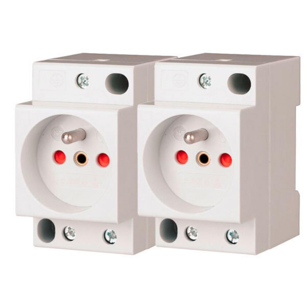 Eaton Pack of 2 Modular sockets 16A, 250V AC, with Child Safety Lock