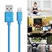 Alanda iPhone Charger 2pcs 6ft High Speed Durable Lightning to USB Data & Sync Charging Cable for iPhone 7 SE 6s 6 6 plus 5 5s iPad Air and Mini iPod Touch 5th Compatible with iOS(Blue)