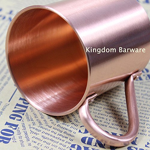 VT BigHome 450ml 16.0oz 100% Copper Mug Mule Durable Coppery Beer Mugs Coffee Mug Milk Cup Pure Copper Cup Drinkware
