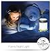 Bright Outdoors LED, USB Rechargeable and Collapsible Solar Lantern with 1800 mAh Emergency Powerbank