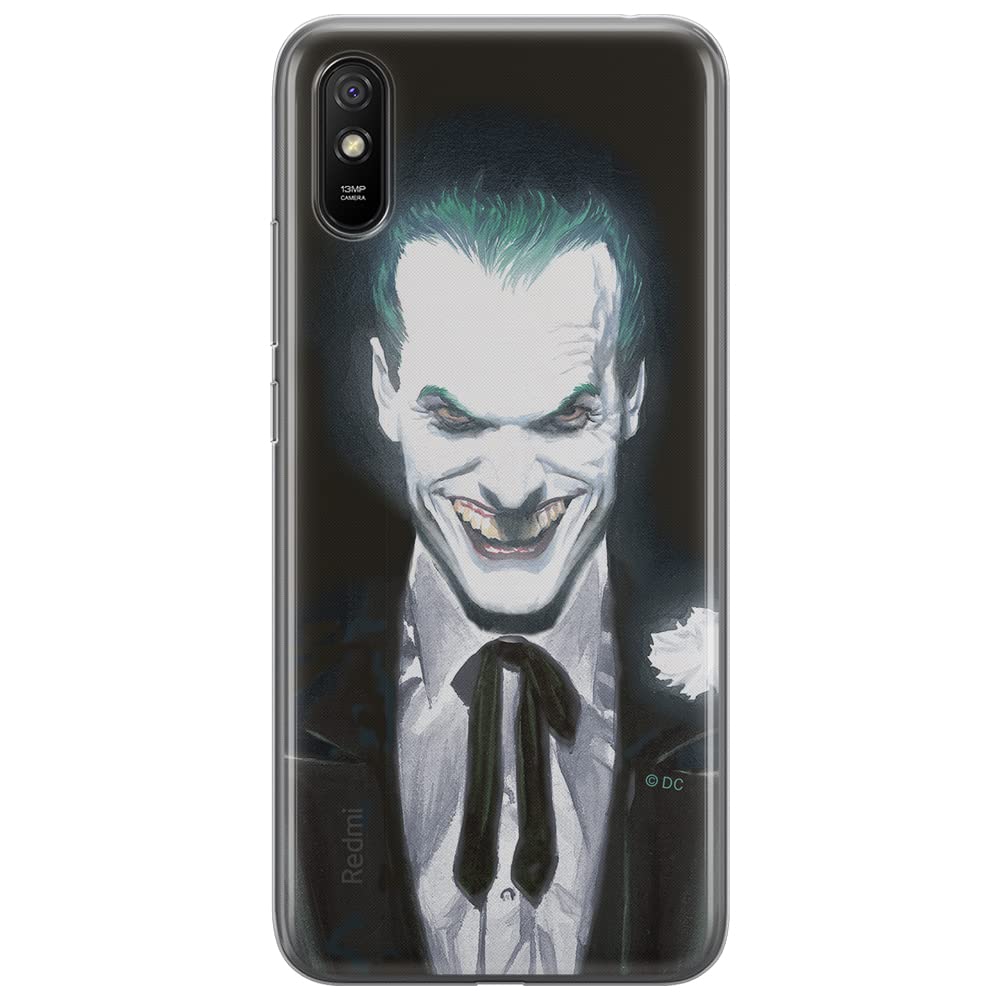 ERT GROUP mobile phone case for Xiaomi REDMI 9A original and officially Licensed DC pattern Joker 001 optimally adapted to the shape of the mobile phone, case made of TPU