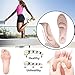 ELEFT 4D Barefoot Comfort Insoles for Women - Full Length Cushioned Insoles, Shoe Insoles for Massaging, Breathable and Foot Pain Relieve Woman's Insoles (Pink Dot)