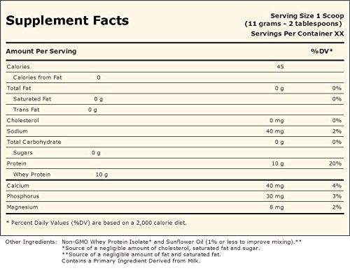 Ultimate Whey Protein Isolate - Unflavored 100 Servings