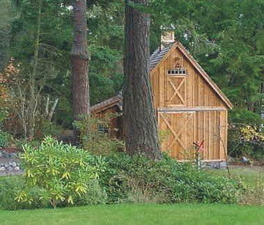 Amazon Com Candlewood Mini Barn Shed Garage And Workshop