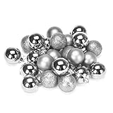 christmas tree decorations silver