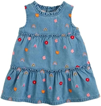 mud pie denim dress Amazon.com: Mud Pie Girls Embroidered Floral Denim Dress; 3T: Clothing,  Shoes & Jewelry