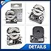 MARKLIFE Label Tape Compatible Epson Labelworks LC-4WBN9 Epson Label Refills Replacement for LW-300 LW-400 LW-500 LW-600P LW-700, Black on White 1/2