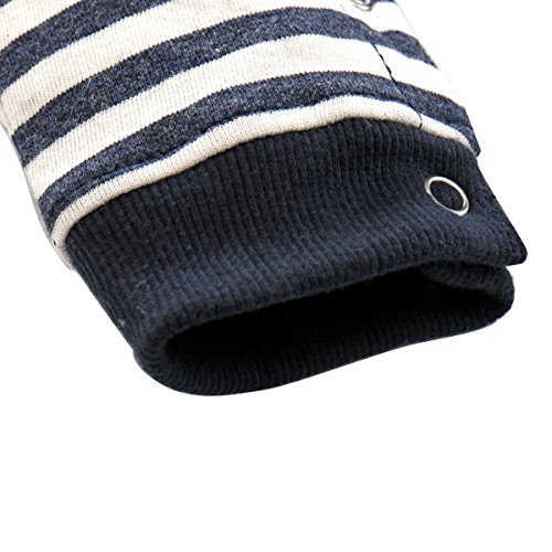 Bebone Baby Boy Striped Patchwork Romper - Image 6